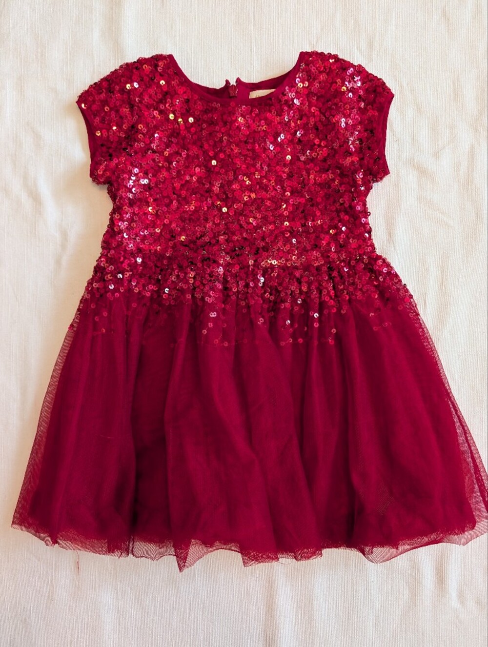 Mini Boden Red Sequin Dress